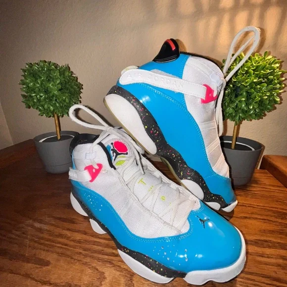 Jordan Shoes Jordan Rings Blue Fury Cyber Pink Poshmark